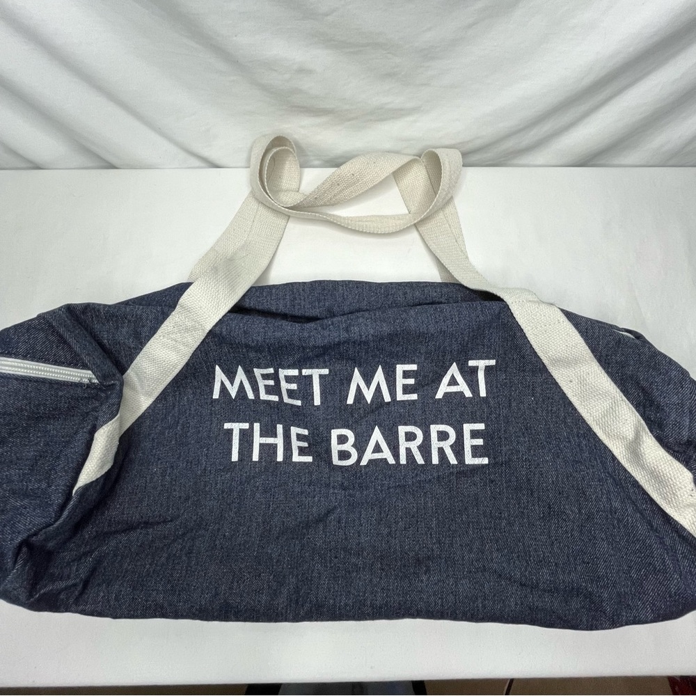 Meet Met At The Barre Denium Duffle Bag